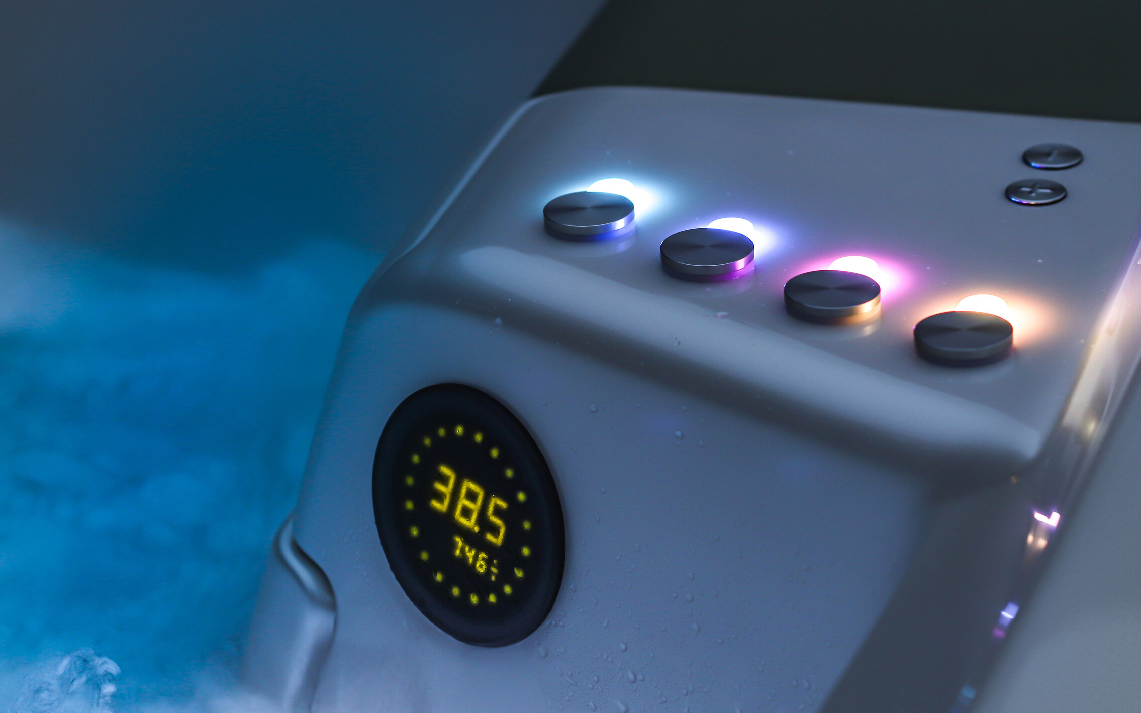 Jednoduché ovládání pomocí iNcontrol piezo tlačítek přímo na vířivce